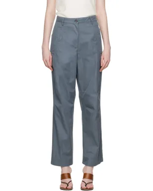 Dries Van Noten コットン トラウザーズ - サムネイル1