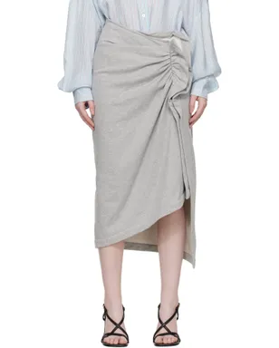 Dries Van Noten ラッフル コットン ミディアムスカート - サムネイル1