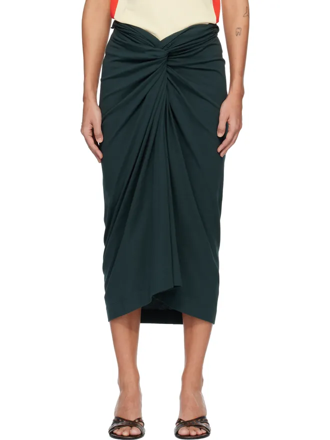 Dries Van Noten Dries Van Noten ノット ジャージ ミディアムスカートの商品画像