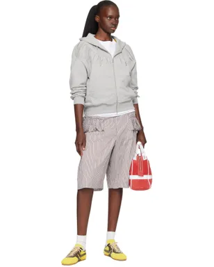 Dries Van Noten Cropped Loose ジップフーディ - サムネイル5