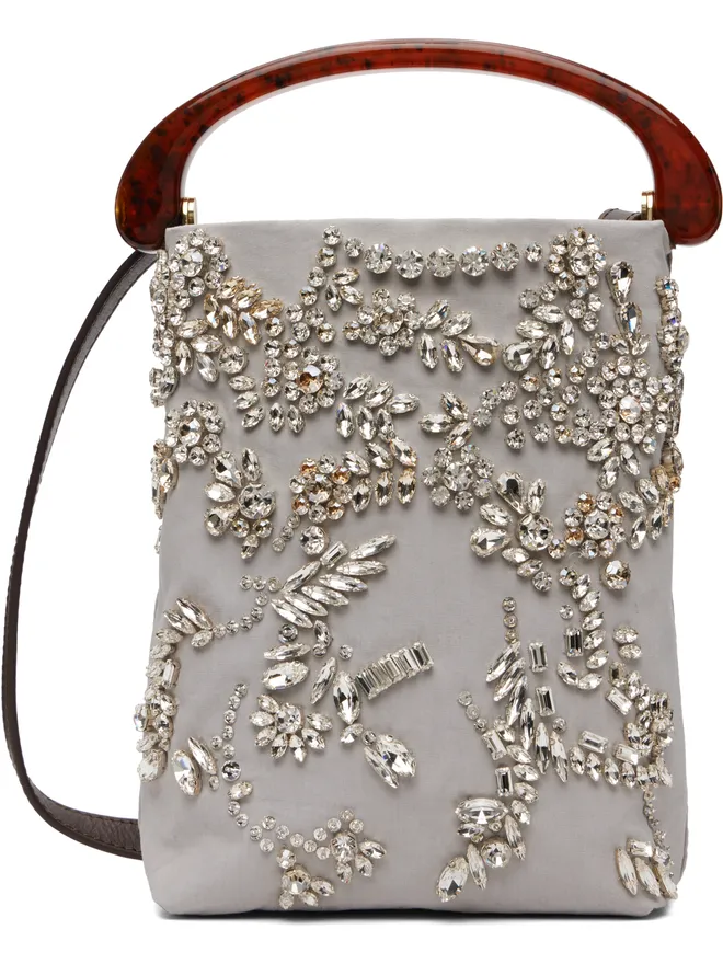 Dries Van Noten Dries Van Noten マイクロ エンベリッシュド バッグの商品画像