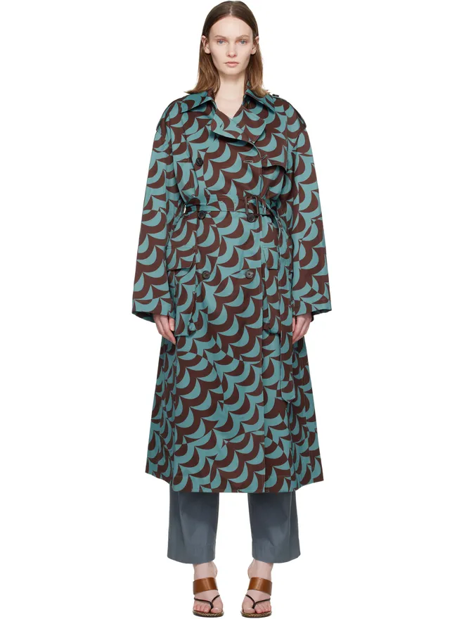 Dries Van Noten Dries Van Noten ダブルブレスト トレンチコートの商品画像