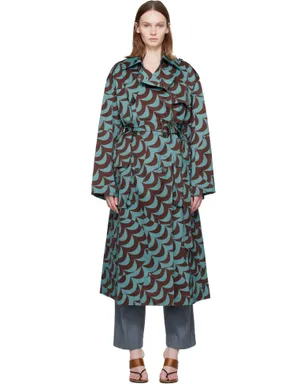 Dries Van Noten ダブルブレスト トレンチコート - サムネイル1