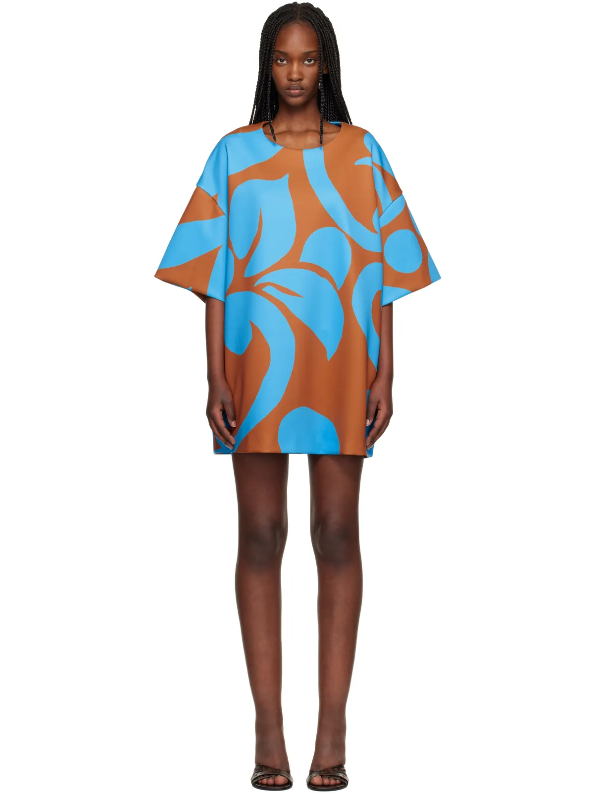 Dries Van Noten オーバーサイズ ミニワンピース - 画像1