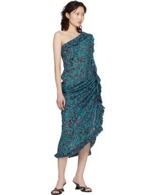 Dries Van Noten グラフィック ミディアムドレス - サムネイル4