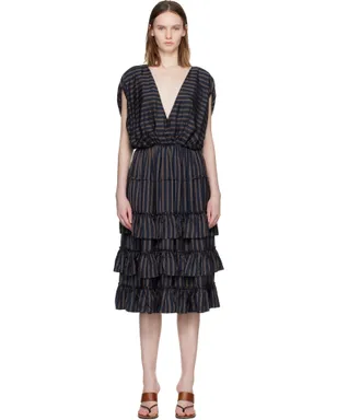Dries Van Noten ラッフル ミディアムワンピース - サムネイル1