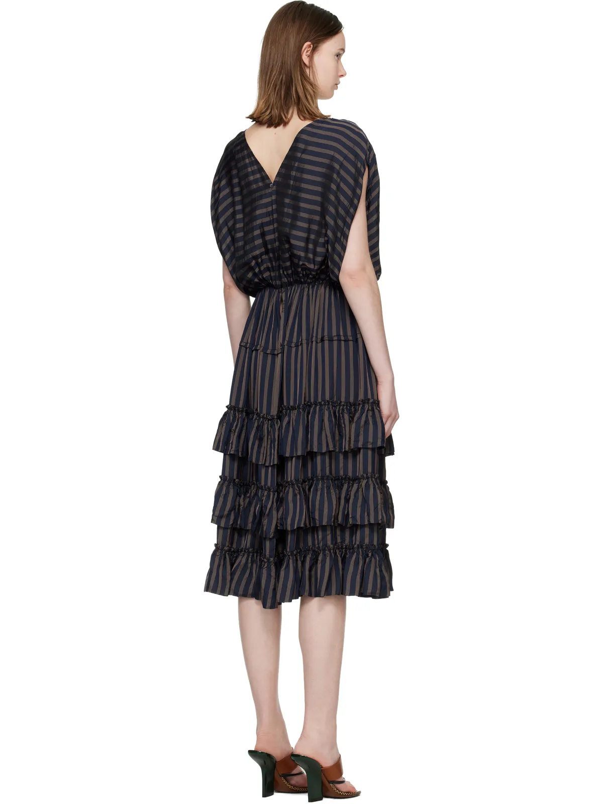 Dries Van Noten ラッフル ミディアムワンピース - 画像3