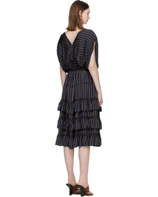 Dries Van Noten ラッフル ミディアムワンピース - サムネイル3
