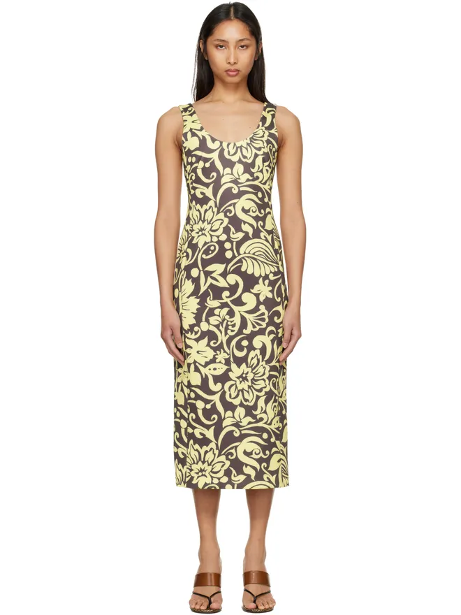 Dries Van Noten Dries Van Noten Fitted Structured マキシワンピースの商品画像