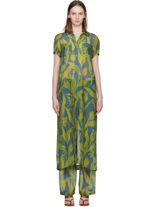 Dries Van Noten Dries Van Noten ロング シャツ マキシワンピースの商品画像