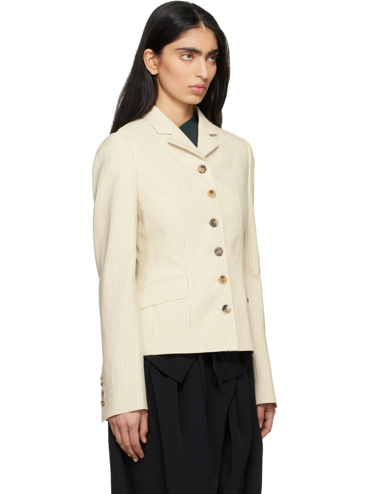 Dries Van Noten Tight Fitted テーラードジャケット - 画像2