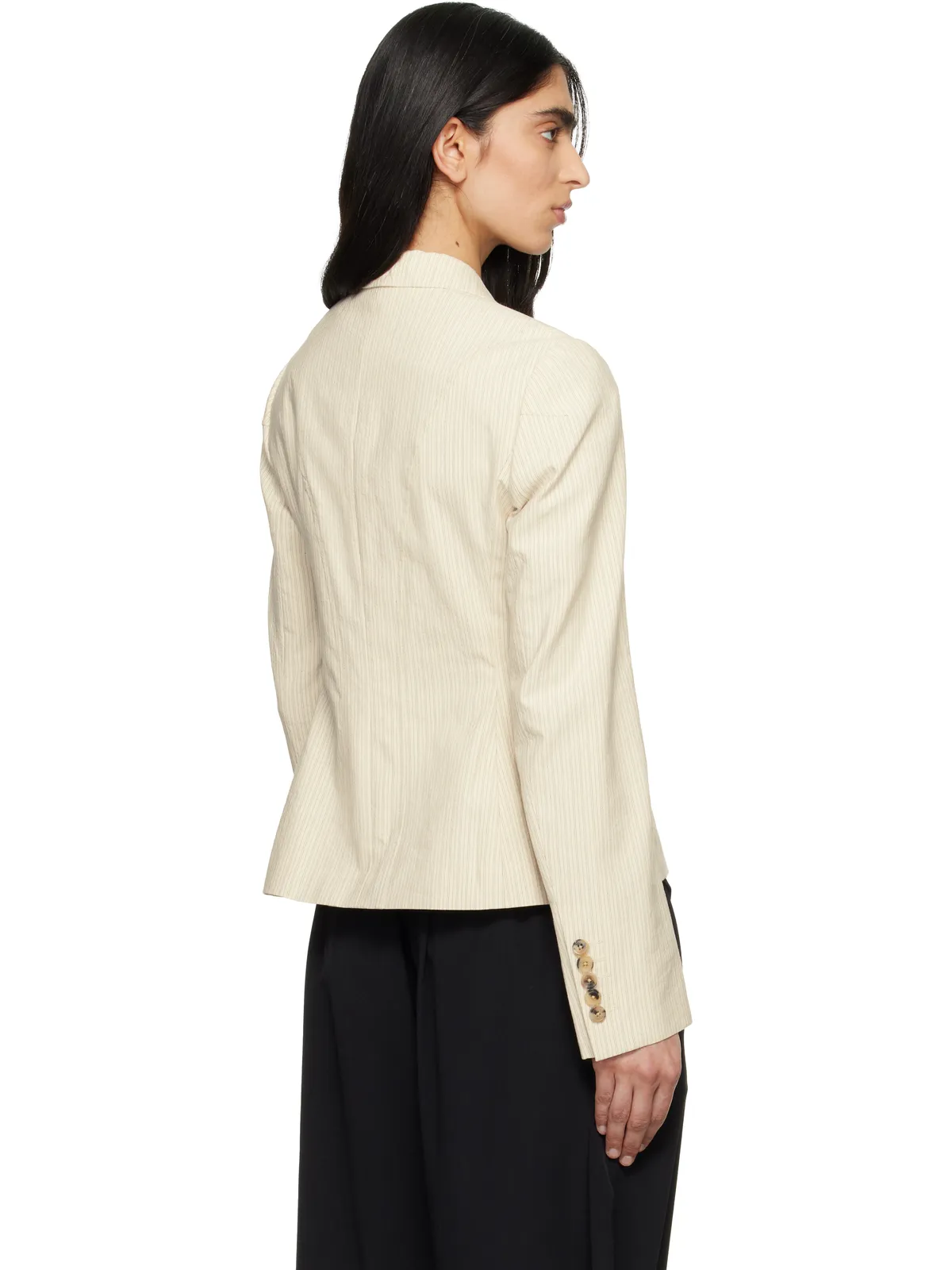 Dries Van Noten Tight Fitted テーラードジャケット - 画像3