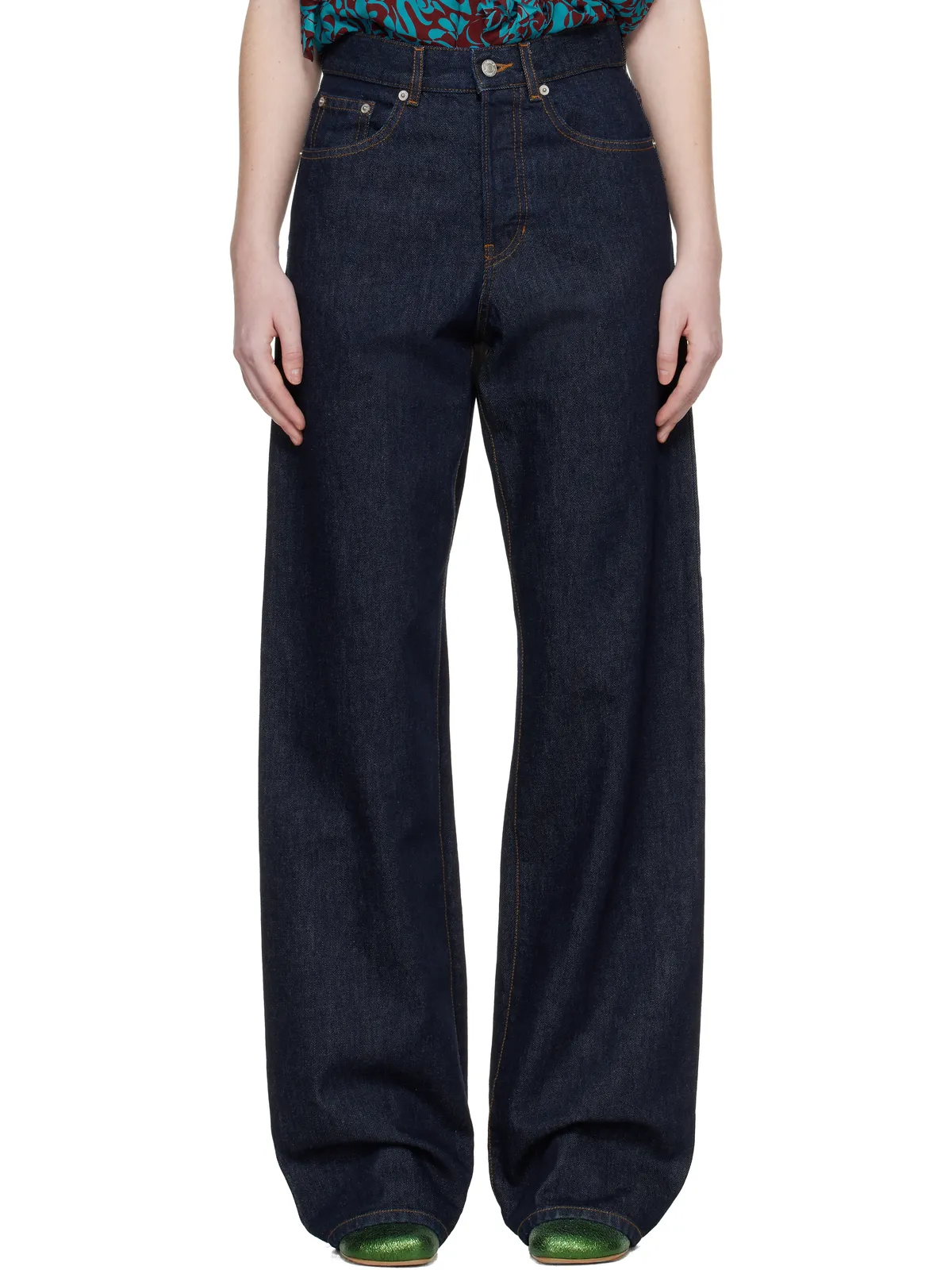 Dries Van Noten ストレートレッグ ジーンズ - 画像1