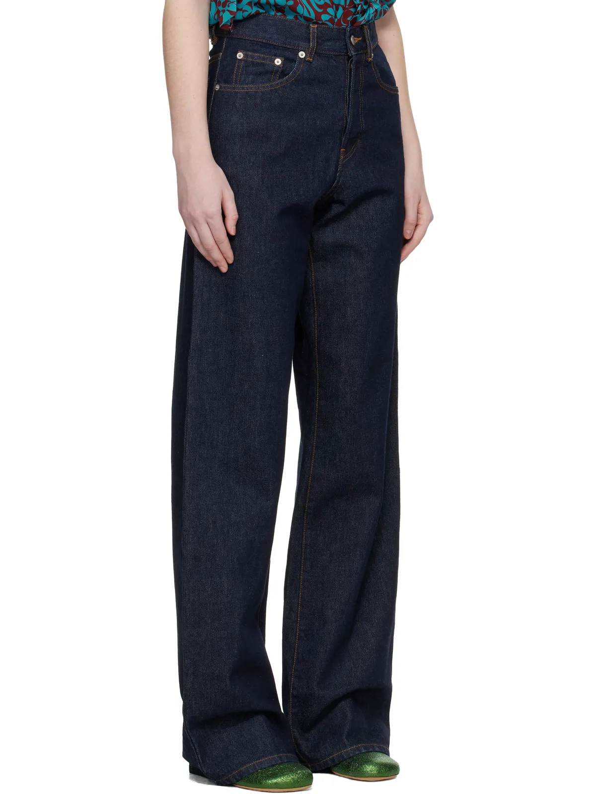 Dries Van Noten ストレートレッグ ジーンズ - 画像2