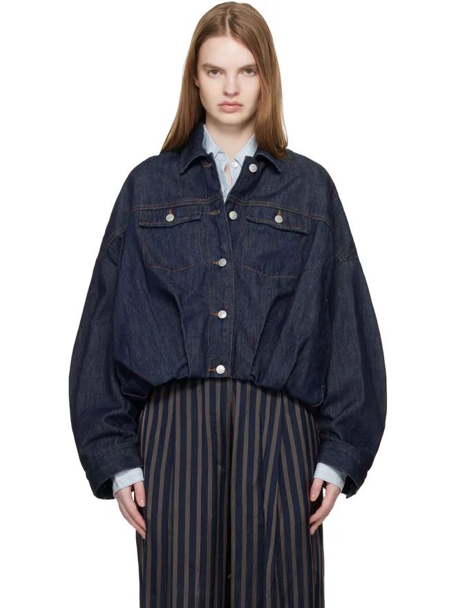 Dries Van Noten Dries Van Noten バブルヘム デニムジャケットの商品画像