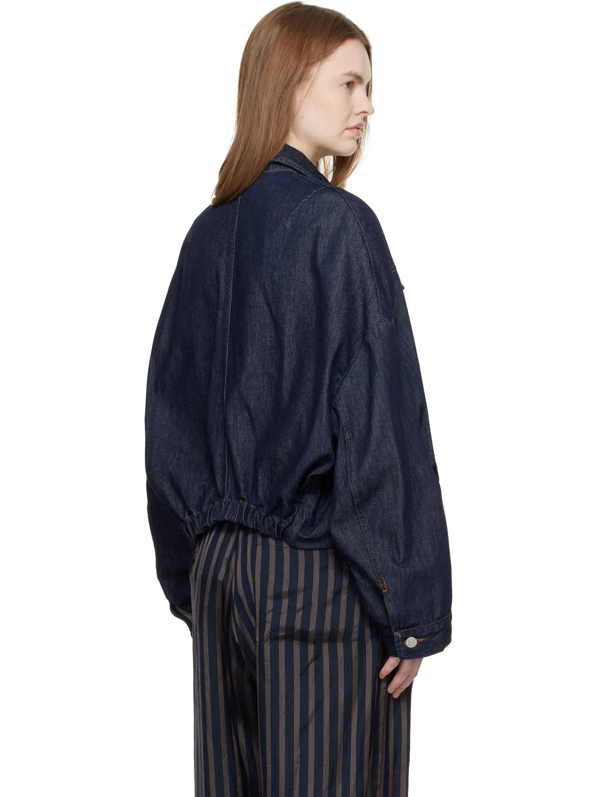 Dries Van Noten バブルヘム デニムジャケット - 画像3