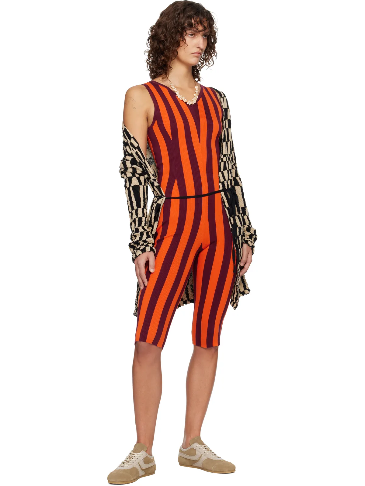 Dries Van Noten Knitted ジャンプスーツ - 画像4