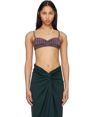 Dries Van Noten ビスコース シルク ブラ - サムネイル1