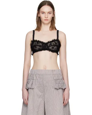 Dries Van Noten 水玉 メッシュ ブラレット - サムネイル1
