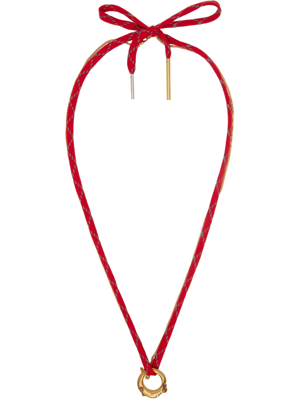 Dries Van Noten Shoelace ネックレス - 画像1