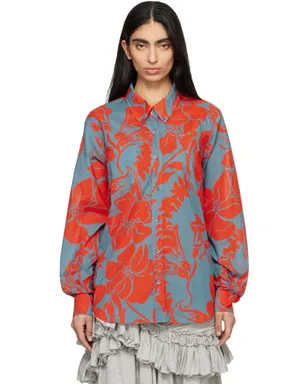 Dries Van Noten ボイル フローラル プリントシャツ - サムネイル1