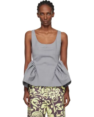 Dries Van Noten ウール ペプラムブラウス - サムネイル1