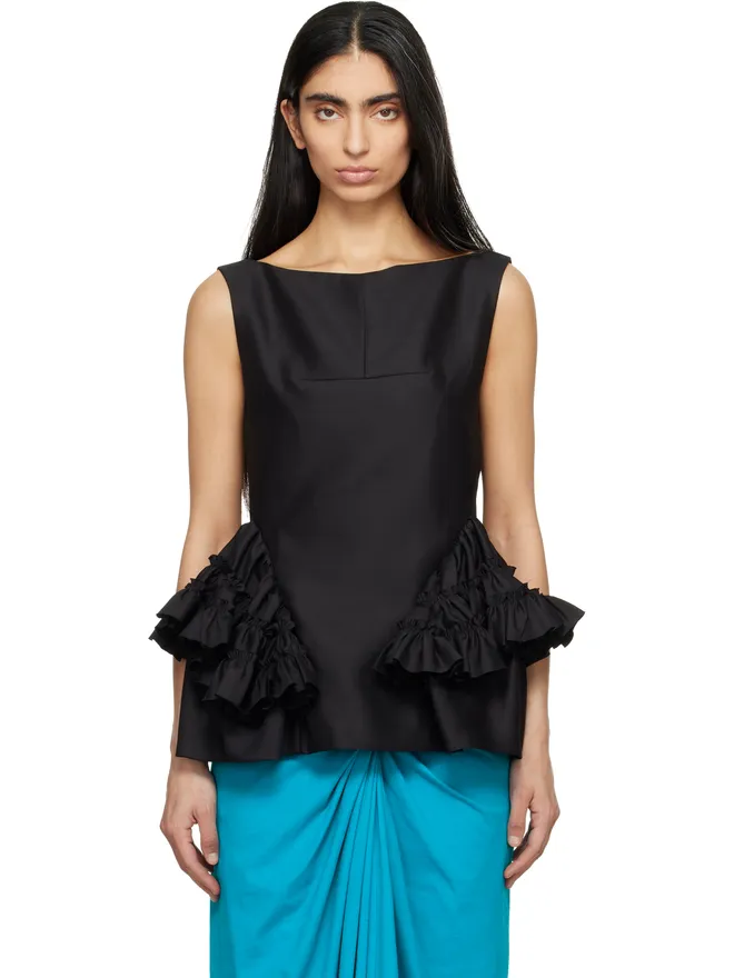 Dries Van Noten Dries Van Noten Ruffled ペプラムブラウスの商品画像