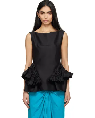 Dries Van Noten Ruffled ペプラムブラウス - サムネイル1