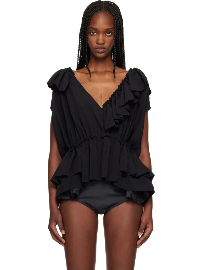 Dries Van Noten Dries Van Noten ラッフル ブラウスの商品画像