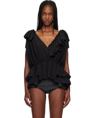 Dries Van Noten ラッフル ブラウス - サムネイル1
