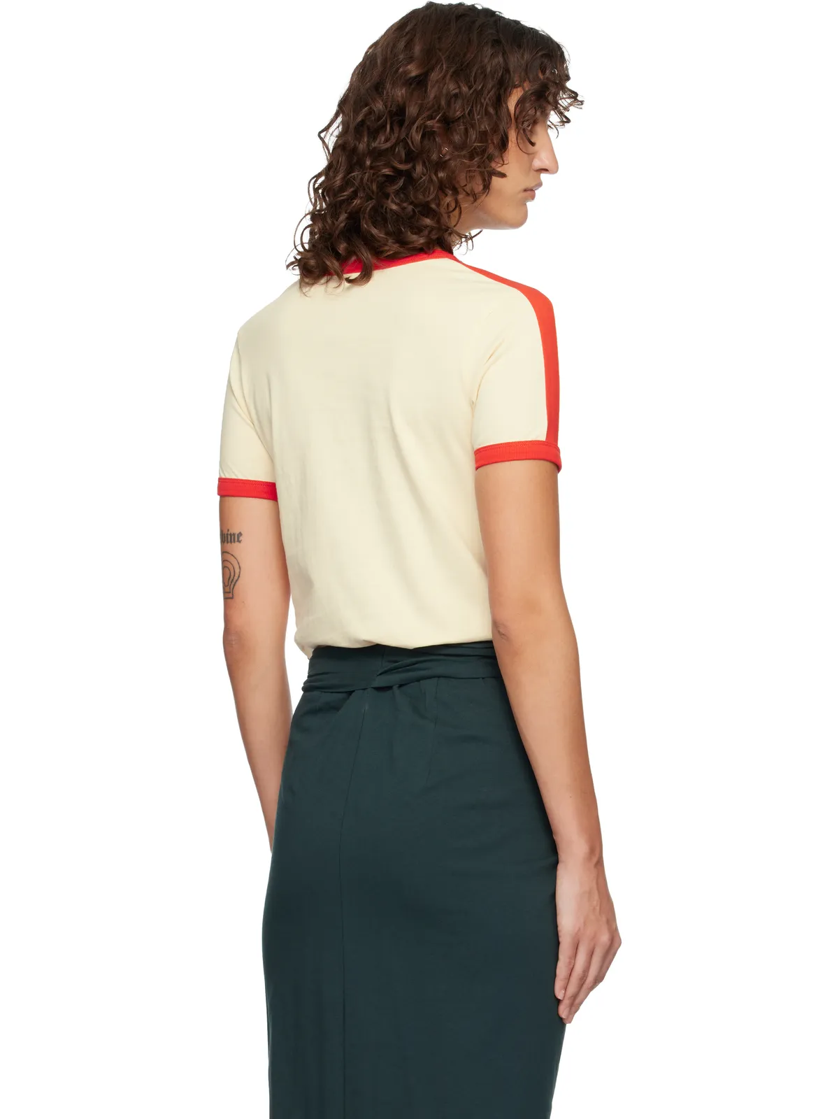 Dries Van Noten Fitted コントラスト Tシャツ - 画像3