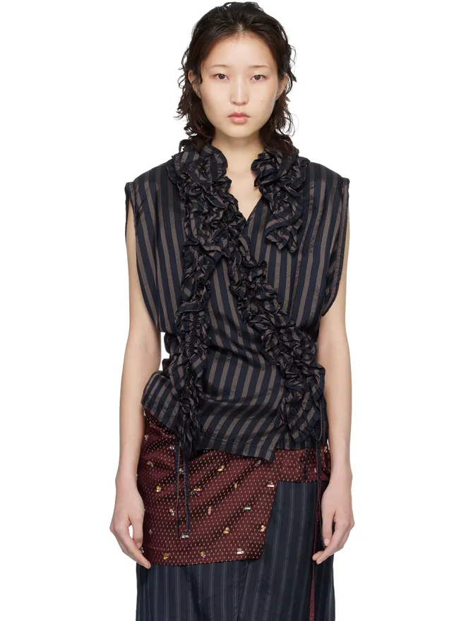 Dries Van Noten Dries Van Noten ラッフル トップスの商品画像