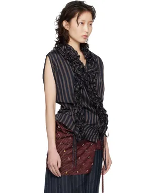 Dries Van Noten ラッフル トップス - サムネイル2