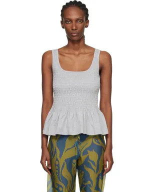 Dries Van Noten シャーリング ラッフル トップス - サムネイル1