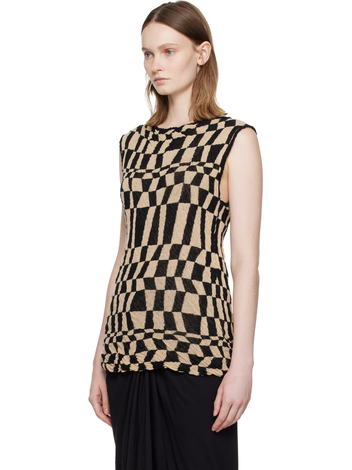 Dries Van Noten チェック セーター - 画像4