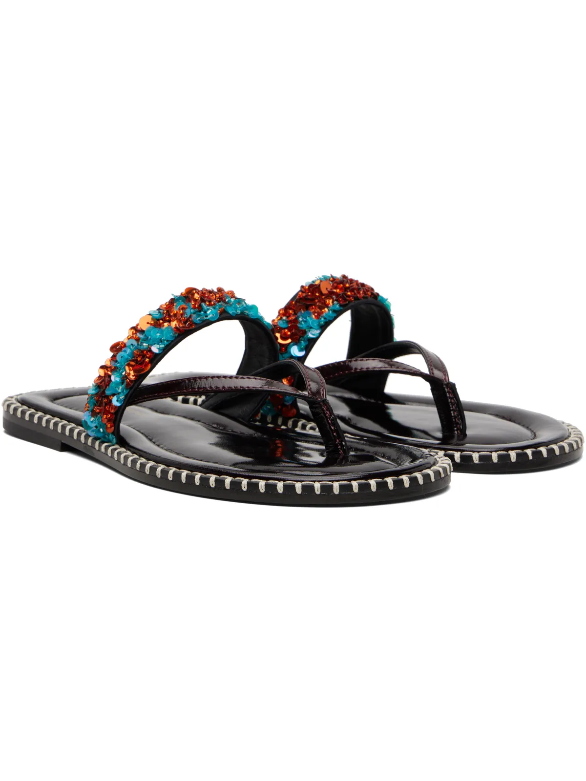Dries Van Noten エンベリッシュド サンダル - 画像4