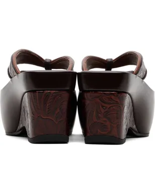 Dries Van Noten プラットフォーム トングヒール サンダル - サムネイル2