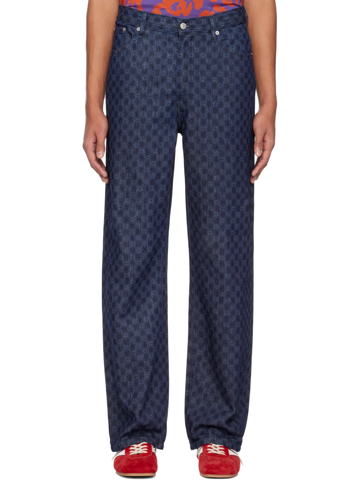 Dries Van Noten フローラル ジーンズ - 画像1