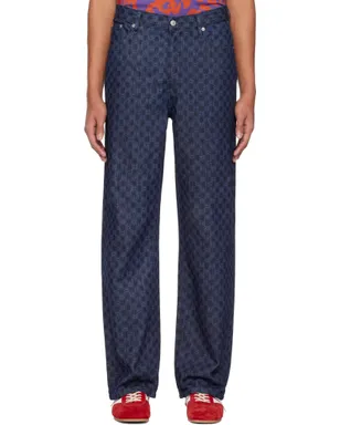 Dries Van Noten フローラル ジーンズ - サムネイル1