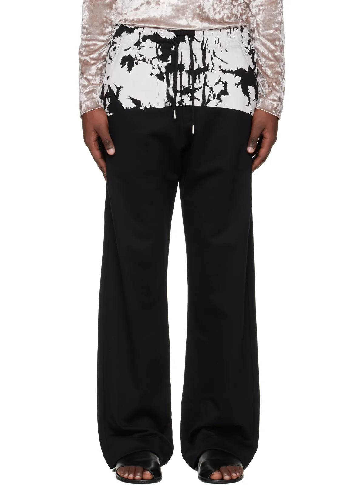 Dries Van Noten プリント スウェットパンツ - 画像1