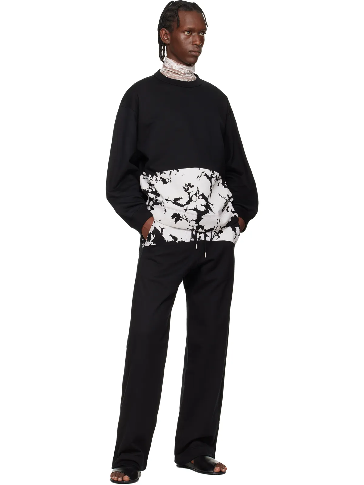 Dries Van Noten プリント スウェットパンツ - 画像4