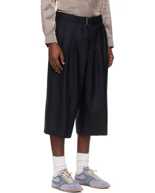 Dries Van Noten Belted Light Wool ショートパンツ - サムネイル2