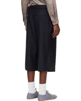 Dries Van Noten Belted Light Wool ショートパンツ - サムネイル3