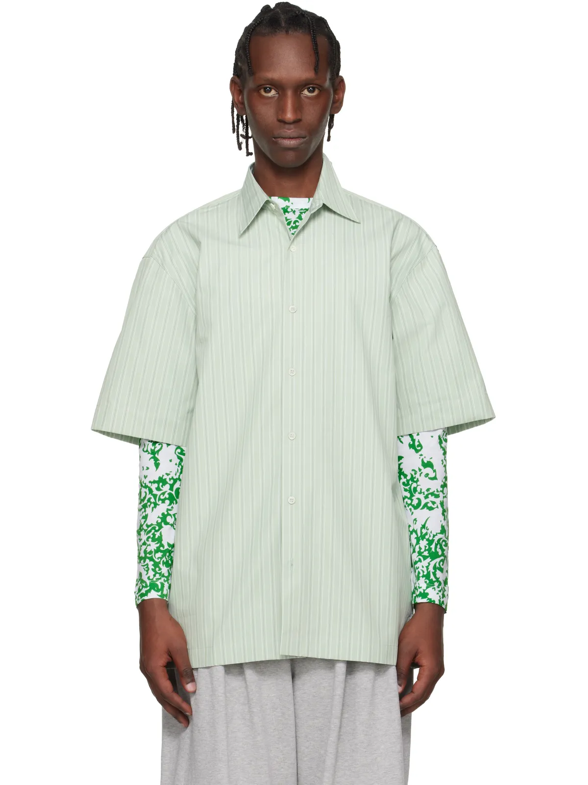 Dries Van Noten ストライプ シャツ - 画像1