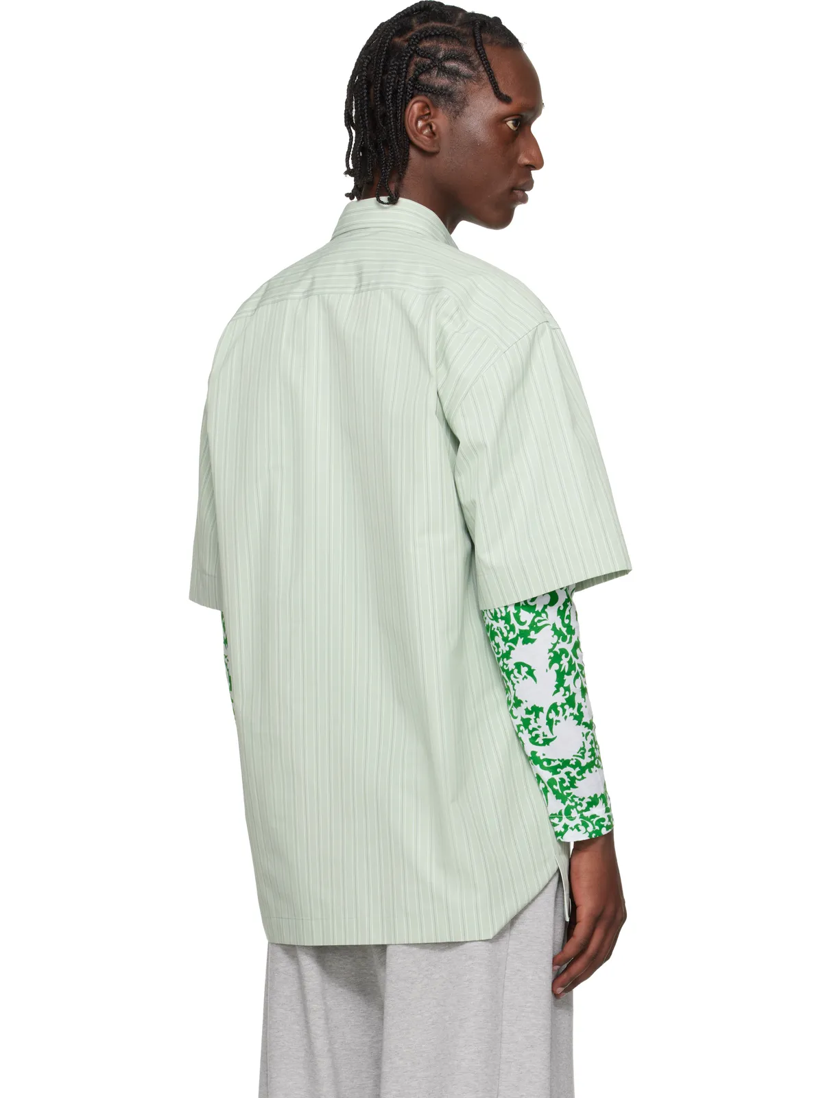 Dries Van Noten ストライプ シャツ - 画像3