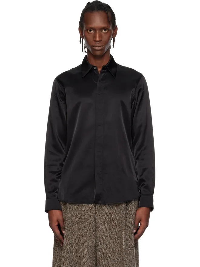 Dries Van Noten Dries Van Noten サテン シャツの商品画像