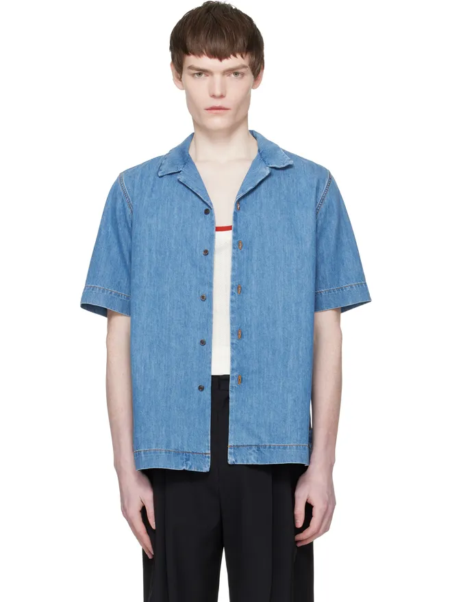 Dries Van Noten Dries Van Noten 半袖 デニムシャツの商品画像