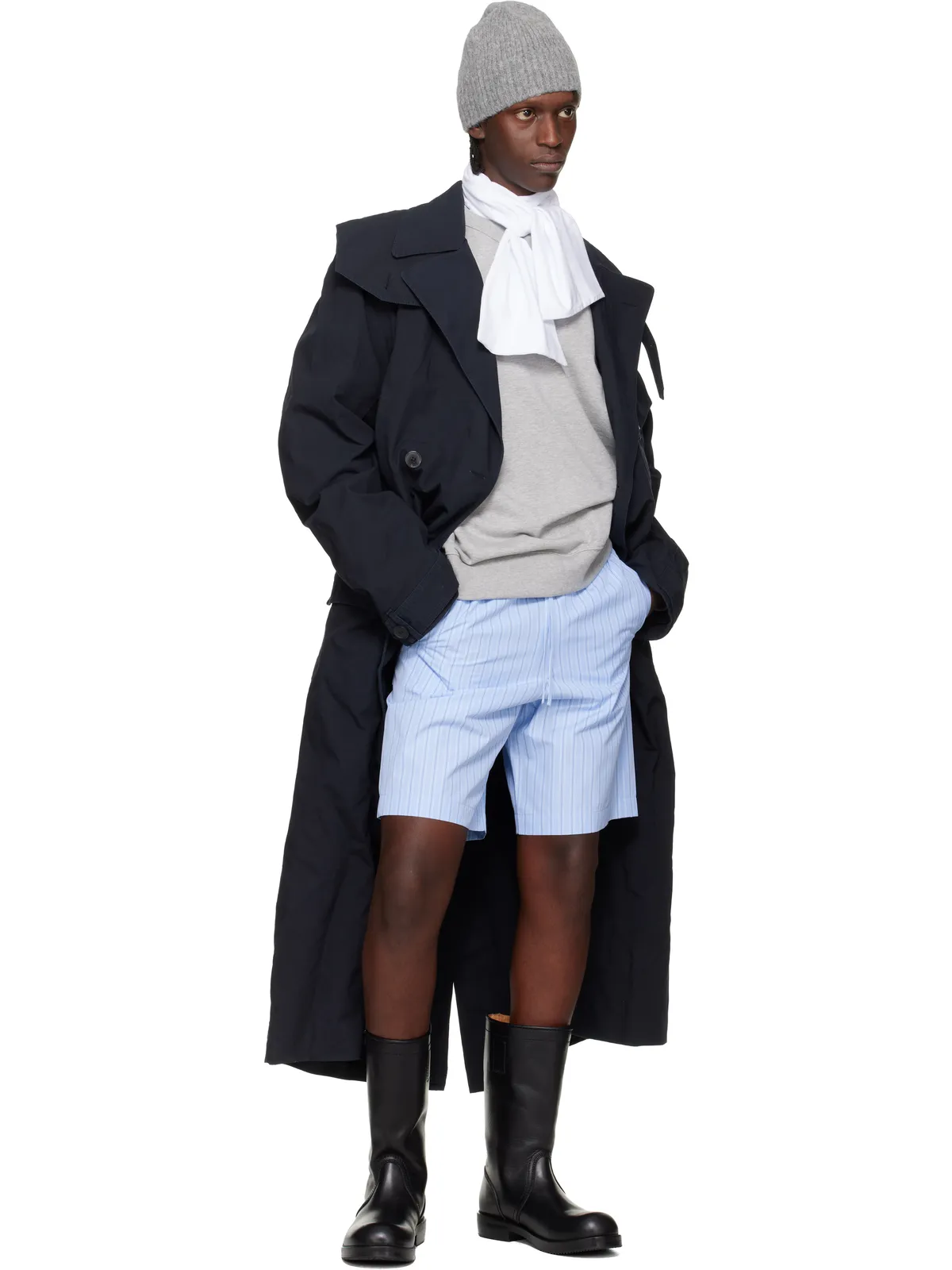 Dries Van Noten コットン ショートパンツ - 画像4