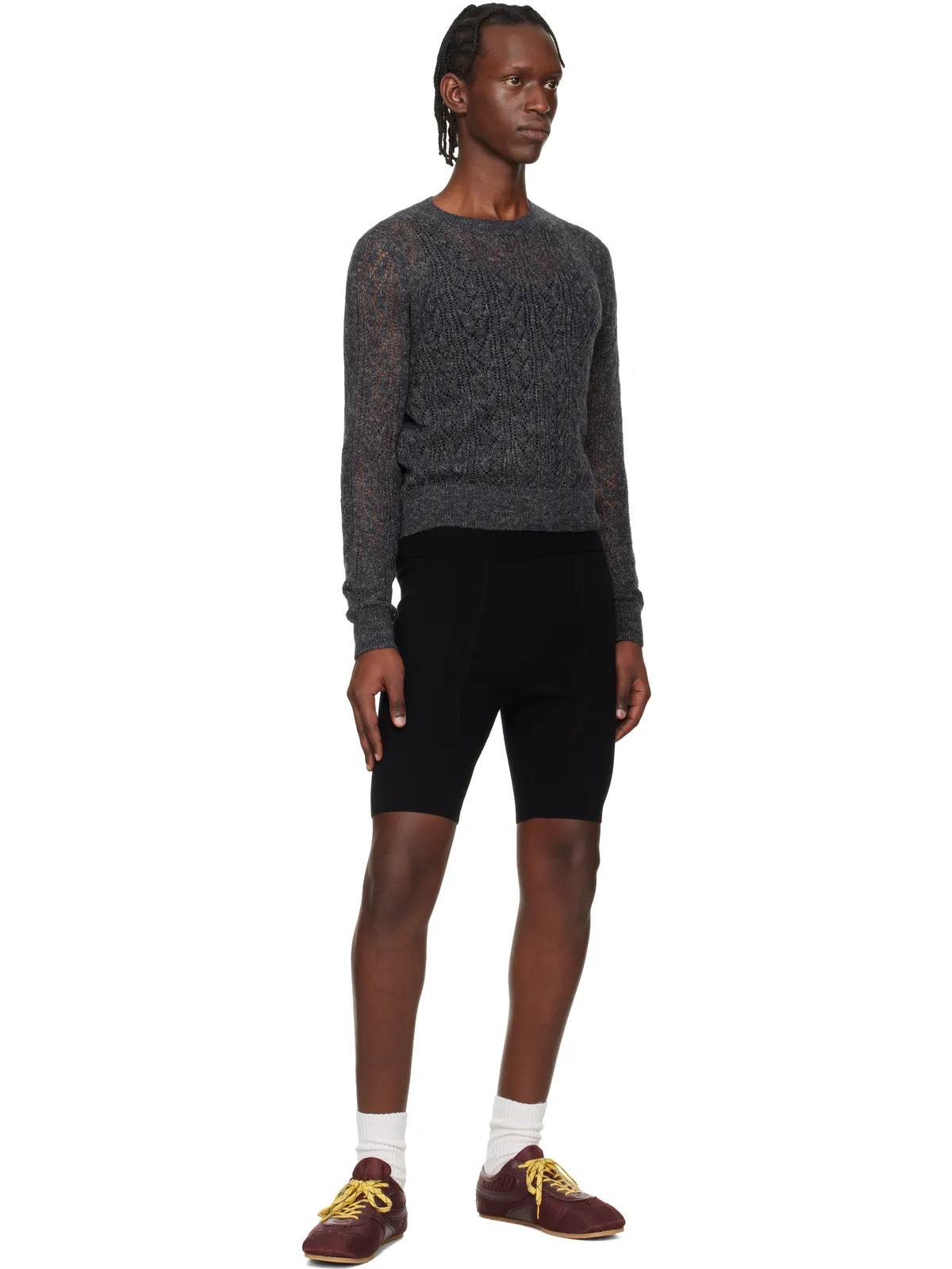 Dries Van Noten リブ バイカーショーツ - 画像4