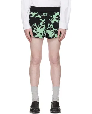 Dries Van Noten リブ ジャカード ショートパンツ - サムネイル1